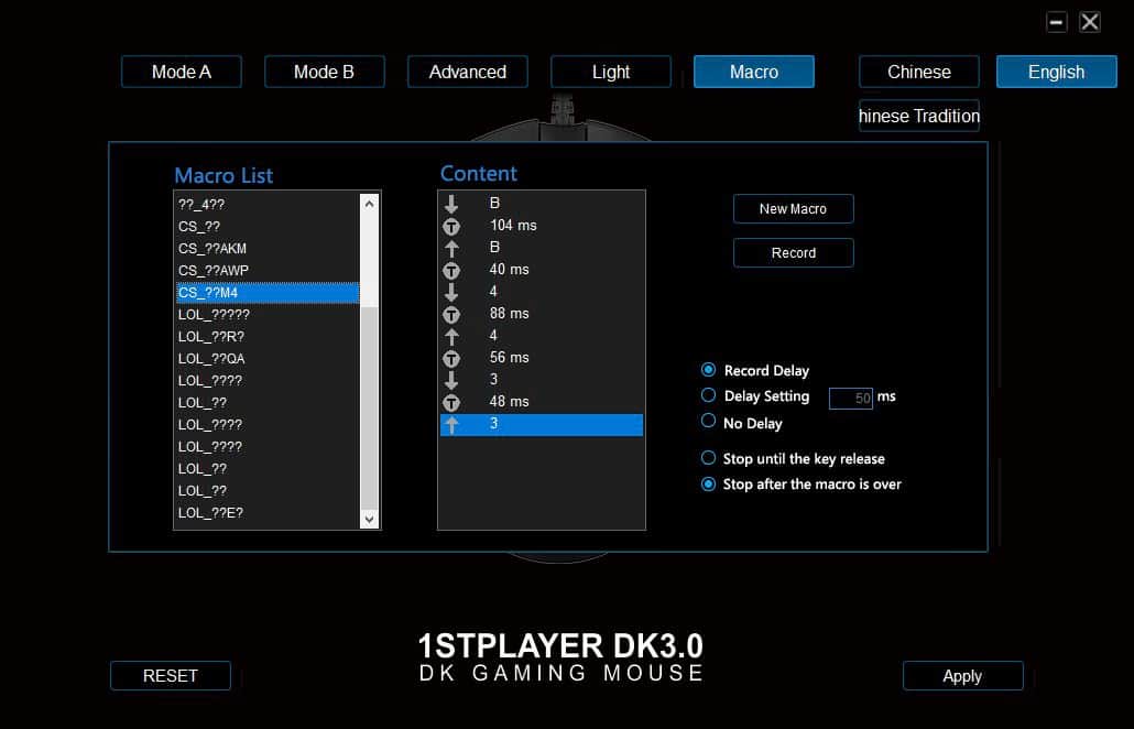 1stPlayer DK 3.0 macros