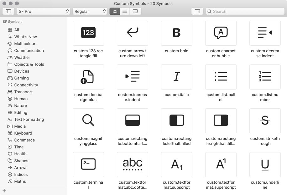 Apple SF Symbols 3 Beta