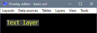 RTSS Overlay Editor Insert Text Layer