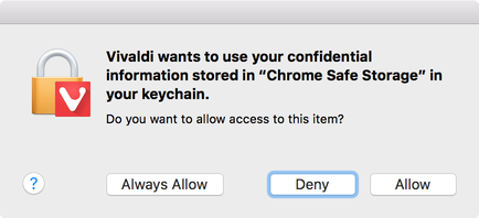 Vivaldi Dialog Box