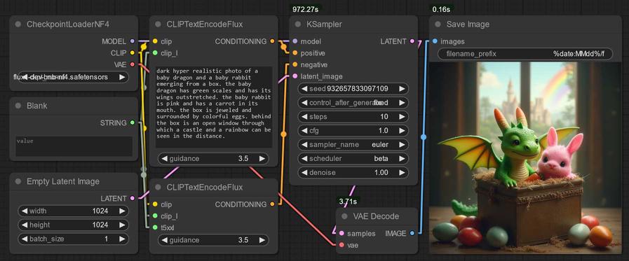 Flux.1-Dev-NF4 workflow