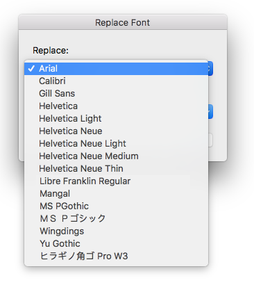 PowerPoint (trying and failing to) Replace Fonts