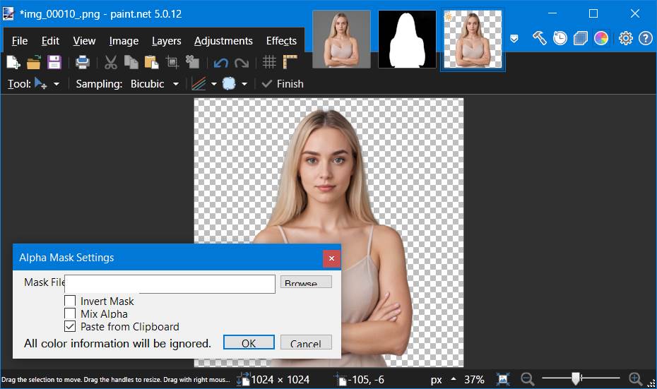 Paint.net Alpha Mask Plugin