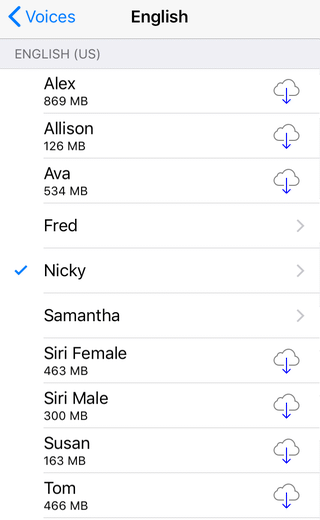 Speech Voices