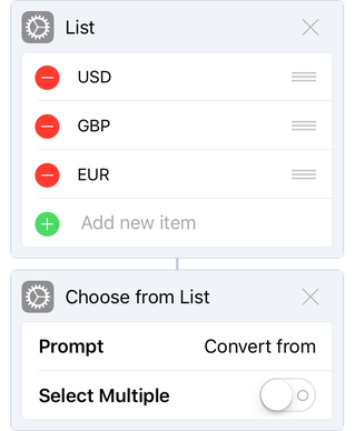 Workflow From Currency Choose From List