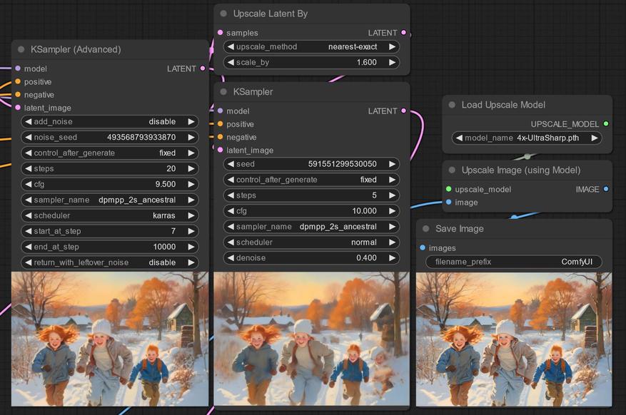 ComfyUI Latent Upscaling vs Model Upscaling Workflow