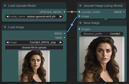 ComfyUI Real-ESRGAN workflow