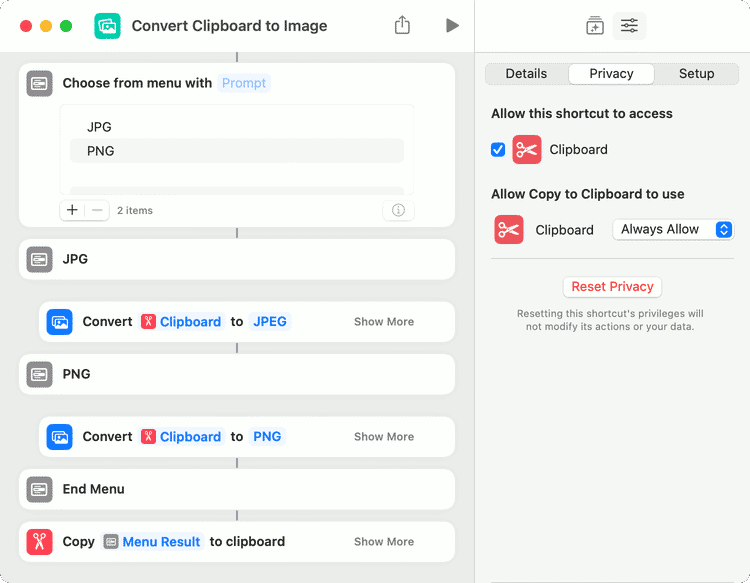 Simple Shortcut to Convert Clipboard Image Format