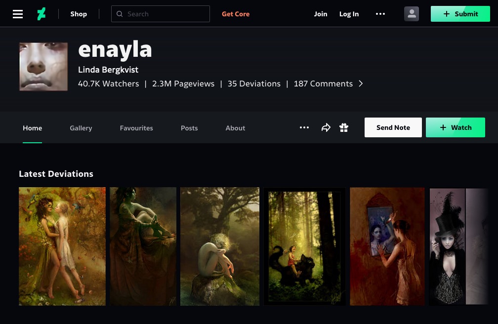 Enayla / Linda Bergkvist on DeviantArt
