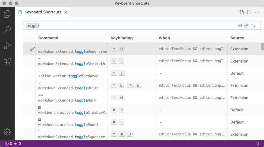 VS Code Commands Overridden by an Extension