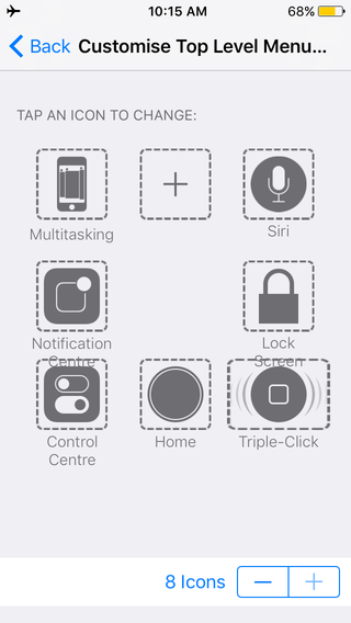 AssistiveTouch Customization