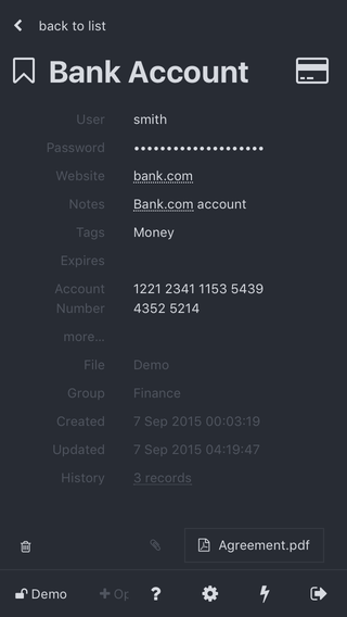 KeeWeb HTML Web App entry