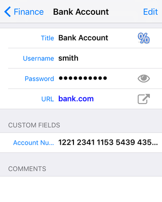 MiniKeePass for iOS