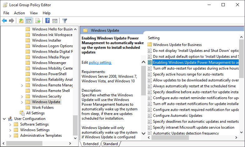 Local Group Policy Editor