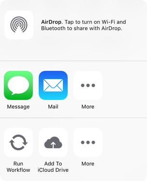 Using Share Contact to Run Workflow